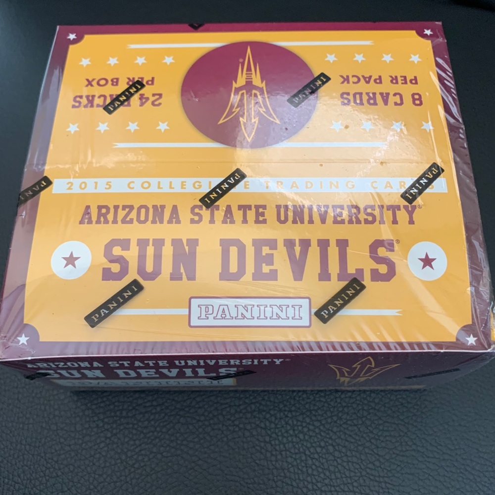 2015 ASU football cards sealed box 24 packs NEW